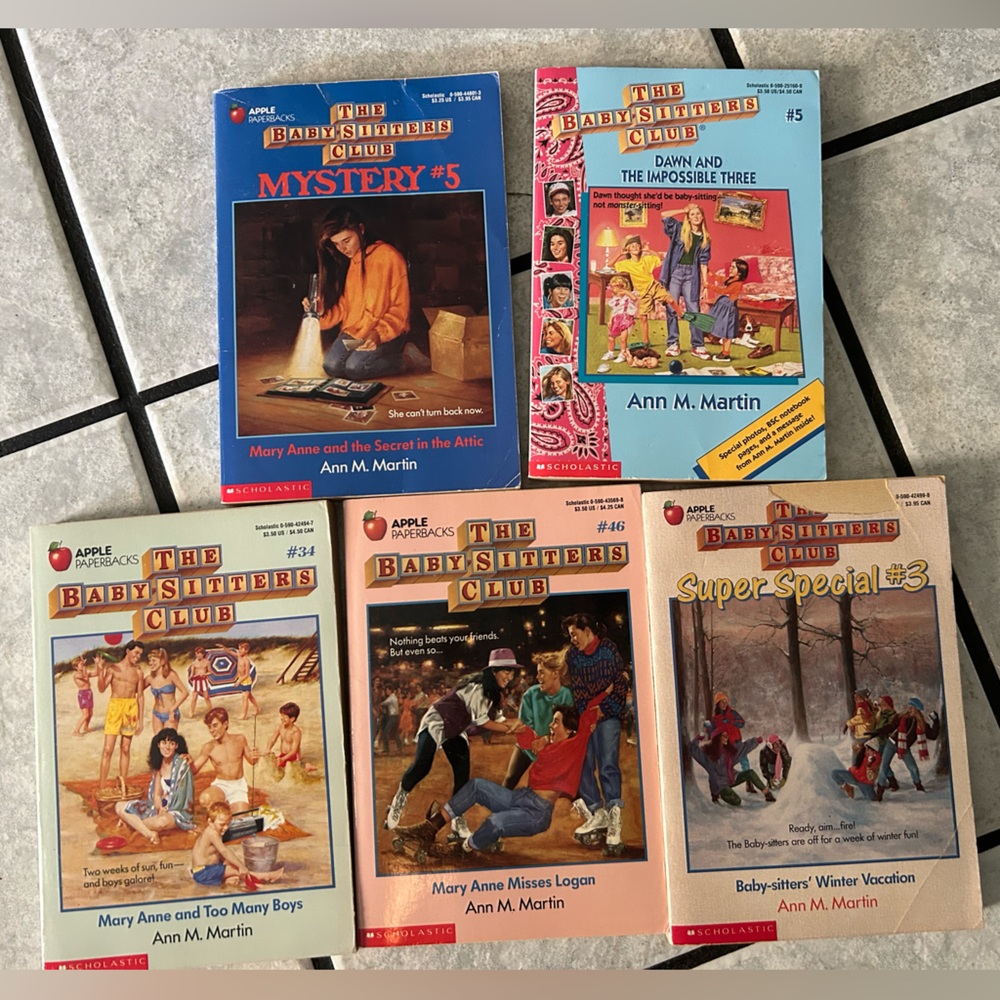 Vintage The Baby-Sitters Club Book Lot Bundle